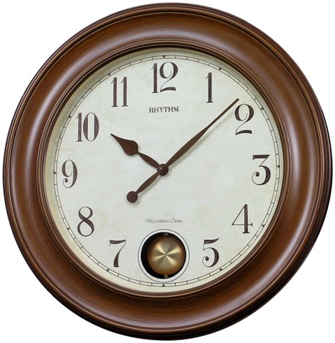 RHYTHM WSM Grand Master Wooden Musical Clock CMJ521UR06  